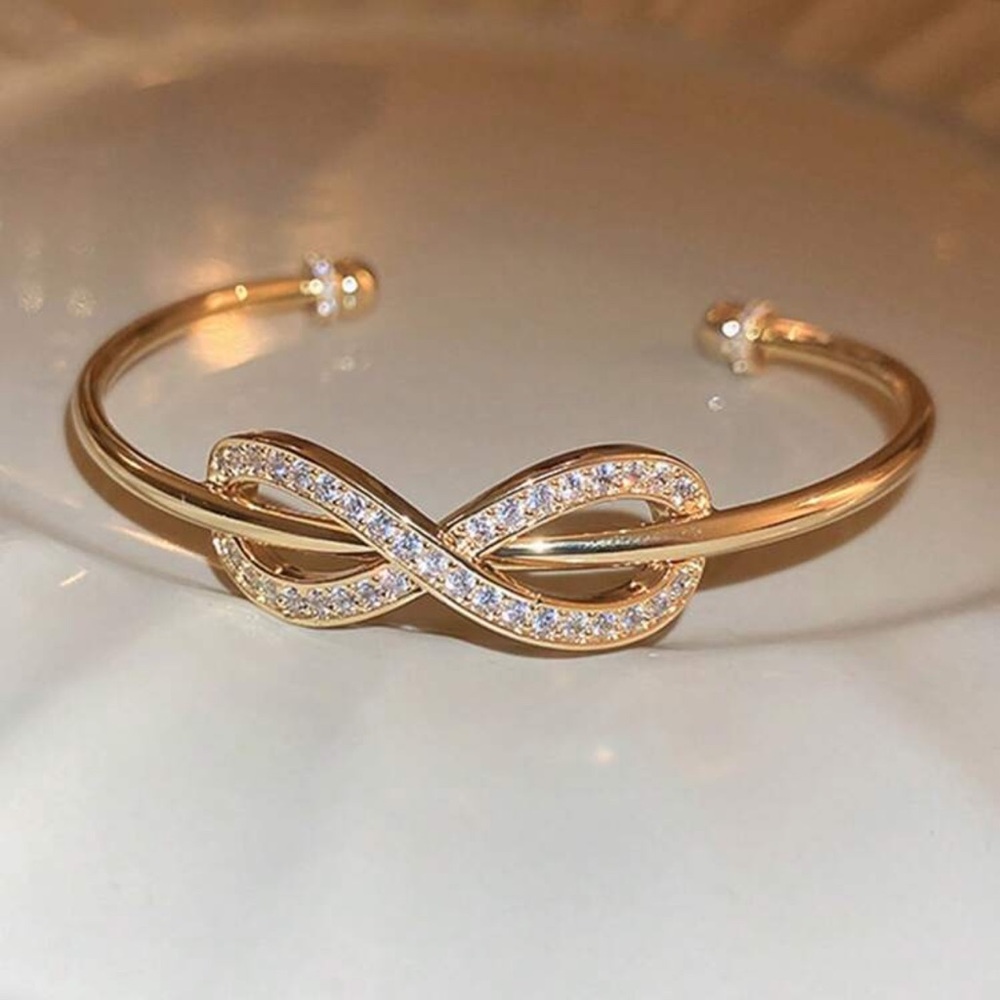 Elegant Gold Infinity Bracelet